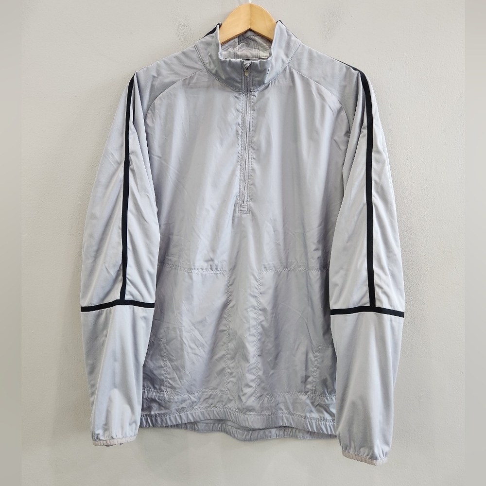 Nike Golf Gray 1/2 Zip Windbreaker Pullover Jacket Men's Size Large